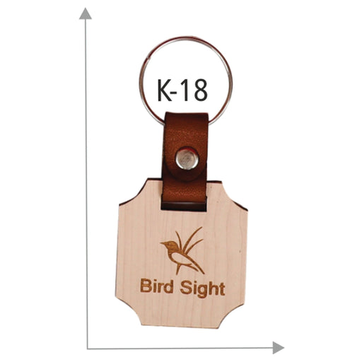 Wooden Key Chain - K-18 - Mudramart Corporate Giftings