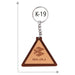 Wooden Key Chain - K-19 - Mudramart Corporate Giftings