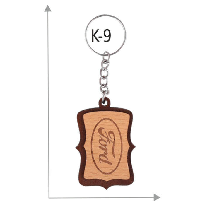 Wooden Key Chain - K-9 - Mudramart Corporate Giftings