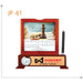 Wooden Pen Stand With Clock - JP 61 - Mudramart Corporate Giftings