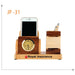 Wooden Pen Stand with Mobile Holder - JP 31 - Mudramart Corporate Giftings