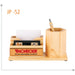 Wooden Pen Stand With Visiting Card Holder - JP 52 - Mudramart Corporate Giftings