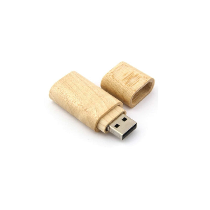 Wooden Small Pen drive - Mudramart Corporate Giftings