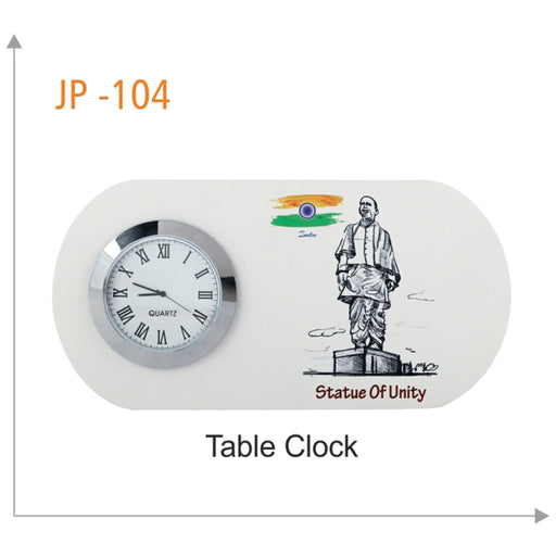 Wooden Table Clock -JP 104 - Mudramart Corporate Giftings