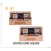 Wooden Visiting Card Holder - JP 81 - Mudramart Corporate Giftings
