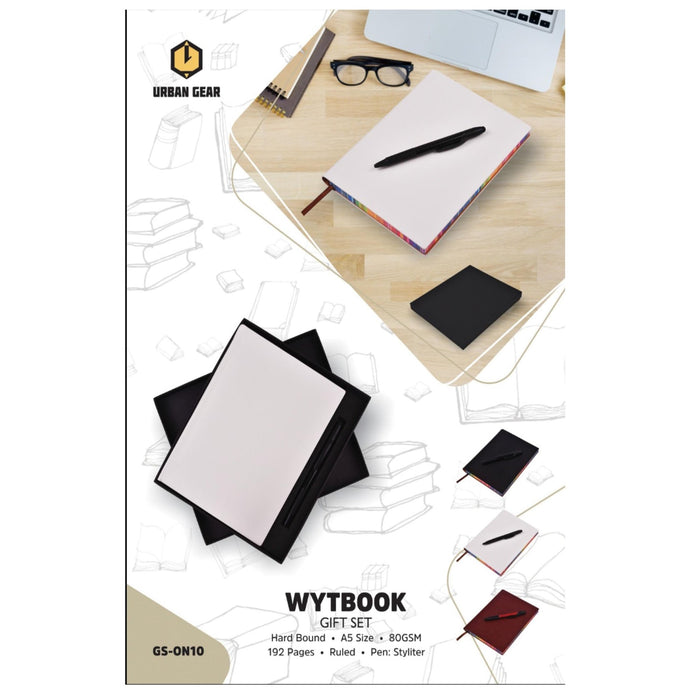 Wytbook Stationary Gift Set - Book + Pen - GS-ON10 - Mudramart Corporate Giftings
